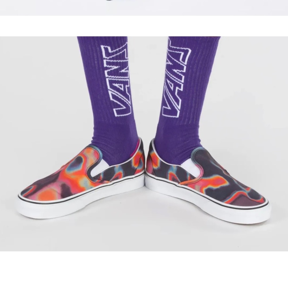 Vans Classic Skate Thermal Dark Aura Sneakers Unisex Slip Ons 5.5